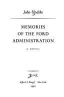 Memories of the Ford administration by John Updike