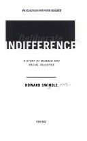 Cover of: Deliberate indifference by Howard Swindle