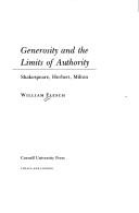 Cover of: Generosity and the limits of authority | William Flesch