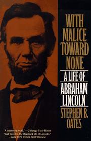 Cover of: With malice toward none: a life of Abraham Lincoln