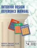 Cover of: Interior design reference manual