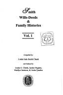 Smith wills-deeds & family histories by Linda G. Cheek