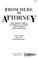 Cover of: From here to attorney