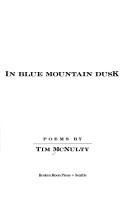 Cover of: In blue mountain dusk by Tim McNulty