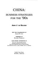 Cover of: China-- business strategies for the '90s