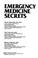 Cover of: Emergency medicine secrets