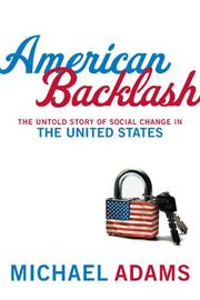 Cover of: American Backlash