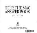 Cover of: Help! the Mac answer book by Steven A. Schwartz