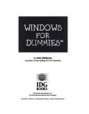 Cover of: Windows for dummies