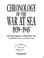 Cover of: Chronology of the war at sea 1939-1945