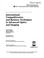 Cover of: International competitiveness and business techniques in advanced optics and imaging