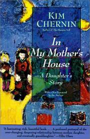 Cover of: In my mother's house by Kim Chernin