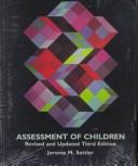 Cover of: Assessment of children by Jerome M. Sattler