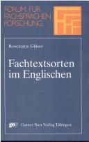 Cover of: Fachtextsorten im Englischen