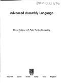 Advanced assembly language by Steven Holzner