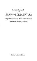 Cover of: Le ragioni della natura by Floriano Romboli