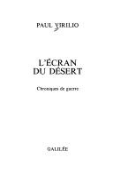 Cover of: L' écran du désert: chroniques de guerre