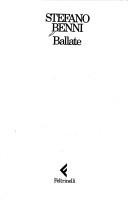 Cover of: Ballate