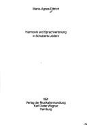 Cover of: Harmonik und Sprachvertonung in Schuberts Liedern