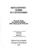 Cover of: Reflexiones sobre el Centenario