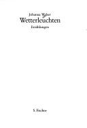 Cover of: Wetterleuchten by Johanna Walser