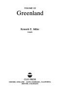 Greenland by Miller, Kenneth E.