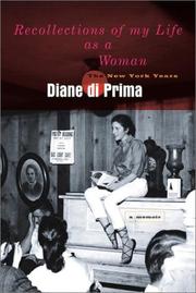 Cover of: Recollections of My Life as a Woman by Diane DiPrima