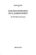 Cover of: Geschichtsdenken im 20. Jahrhundert by Ernst Nolte