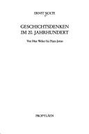 Cover of: Geschichtsdenken im 20.Jahrhundert: von Max Weber bis Hans Jonas.