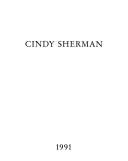 Cover of: Cindy Sherman, 1991 by Thomas Kellein, Carla Schulz-Hoffmann