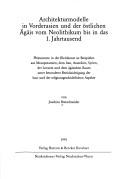 Architekturmodelle in Vorderasien und der östlichen Ägäis vom Neolithikum bis in das 1. Jahrtausend by Joachim Bretschneider