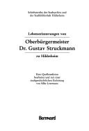 Lebenserinnerungen von Oberbürgermeister Dr. Gustav Struckmann zu Hildesheim by Gustav Struckmann