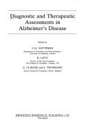 Cover of: Diagnostic and therapeutic assessments in Alzheimer's disease