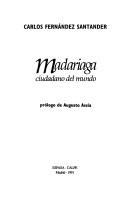 Cover of: Madariaga by Carlos Fernández