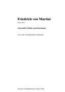 Cover of: Friedrich von Martini (1833-1897) by Christoph Bischof