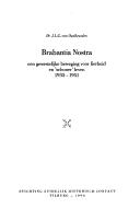 Cover of: Brabantia nostra by J. L. G. van Oudheusden