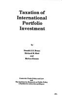 Cover of: Taxation of international portfolio investment