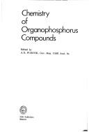 Cover of: Chemistry of organophosphorus compounds