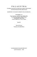 Cover of: Theodizee und Erzählverfahren: narrative Experimente mit religiösen Modellen im Werk Wilhelm Raabes