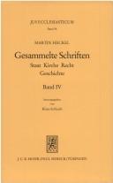 Cover of: Gesammelte Schriften: Staat, Kirche, Recht, Geschichte