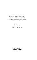 Cover of: Übertreibungskünstler: Studien zu Thomas Bernhard