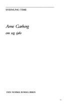 Cover of: Arne Garborg om seg sjølv