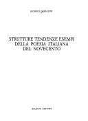Cover of: Strutture, tendenze, esempi della poesia italiana del Novecento