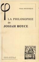 Cover of: La philosophie de Josiah Royce