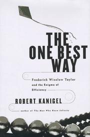 Cover of: The one best way by Robert Kanigel