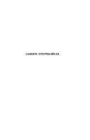 Cover of: Carnets d'outre-siècle by Escarpit, Robert