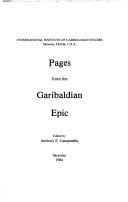 Cover of: Pages from the Garibaldian epic
