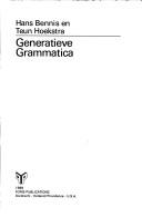 Cover of: Generatieve grammatica by Hans Bennis
