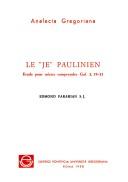 Le "je" paulinien by Edmond Farahian