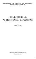 Cover of: Heinrich Böll--Ansichten eines Clowns